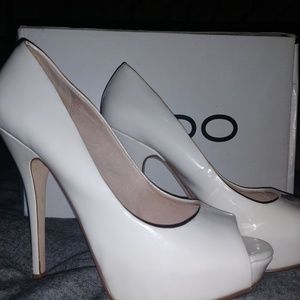 ALDO Somilleda White Heels